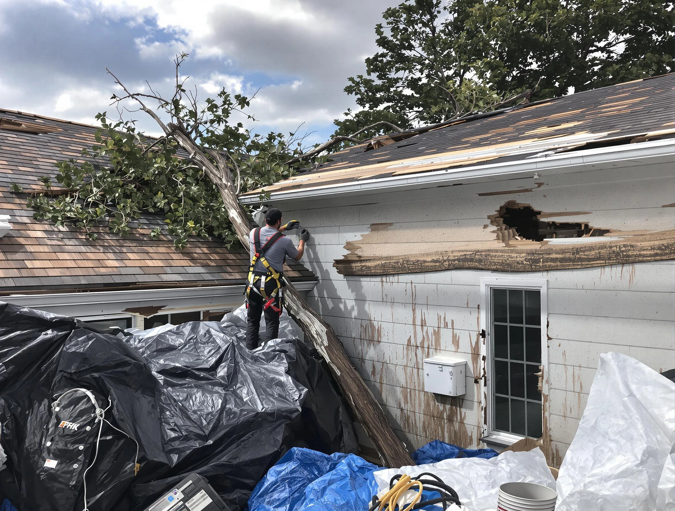 Fire Damage Roof Repair Memphis TN