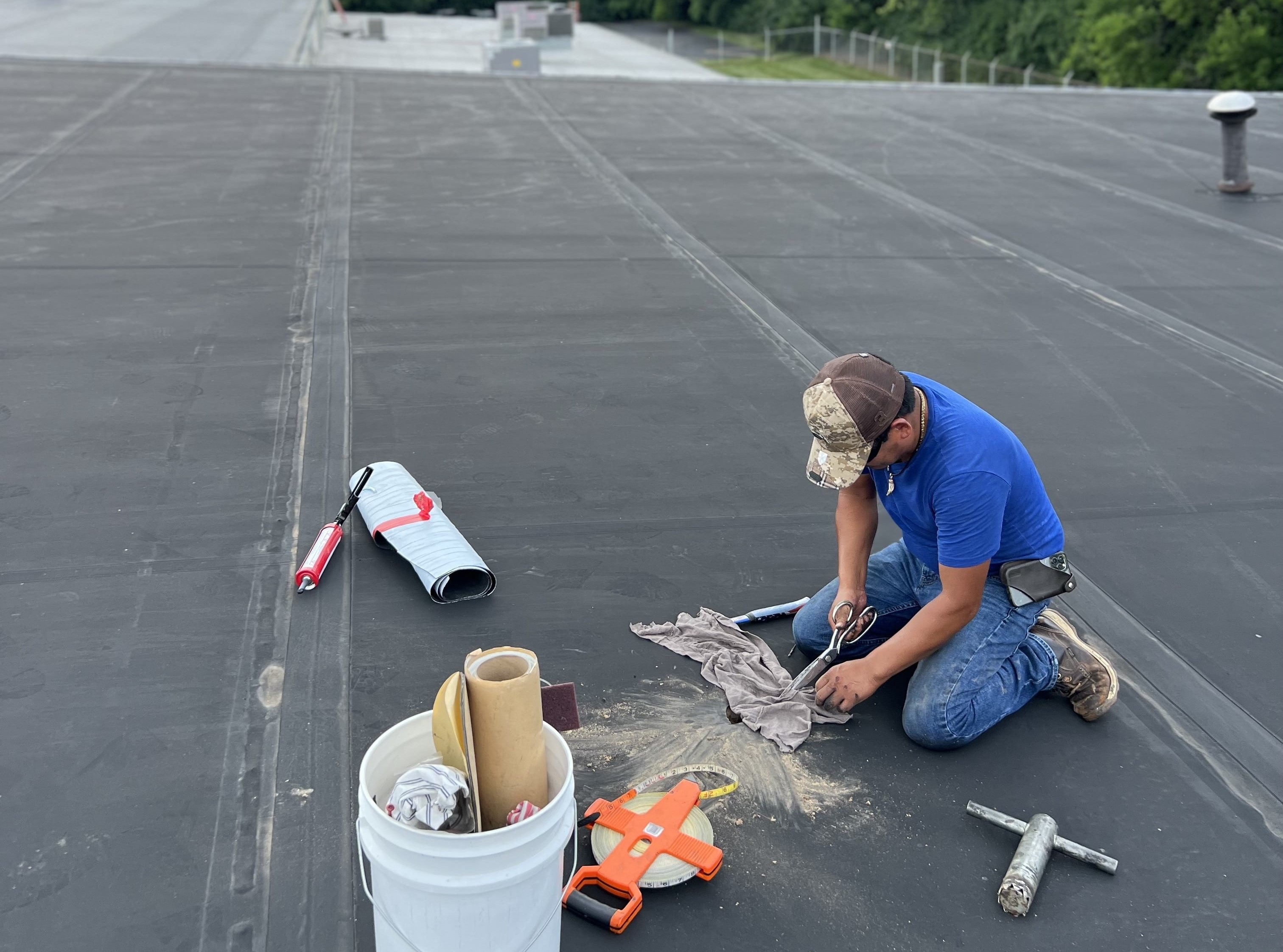 Memphis commercial roof maintenance surface
